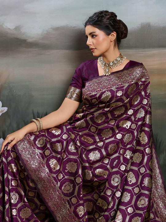 RAJWADA SILK VOL 2 by SHREE SHYAM FASHION fancy designer Soft SILK BLEND fabric saree wholesale with Fancy latkan