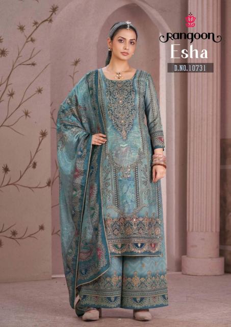 Rangoon esha 3pcs digital print kurtis wholesale 