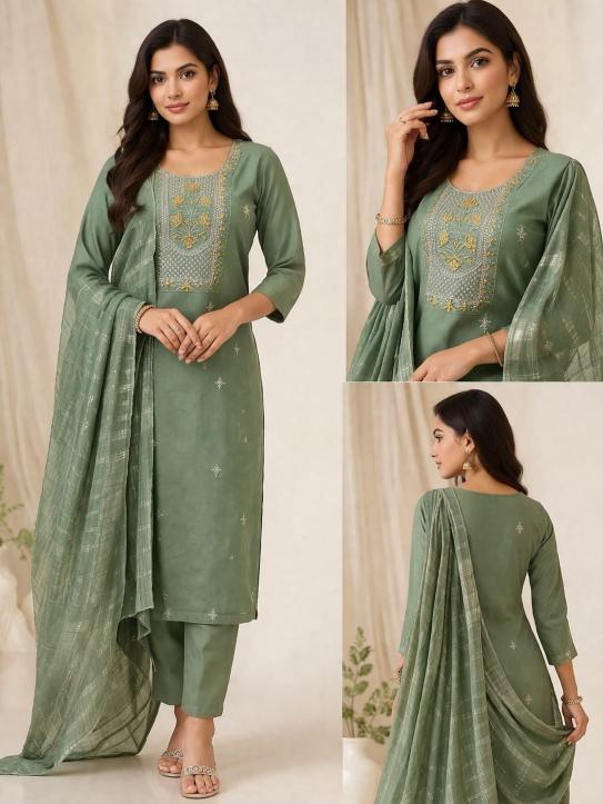 Rangriti 3pcs exclusive designer kurtis wholesalers in gujarat