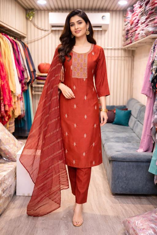 Rangriti 3pcs wholesale radimate women kurti mills in ludhiana 