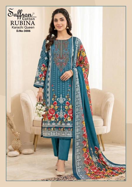 Saffron rubina vol-3 dress materials wholesaler in surat 