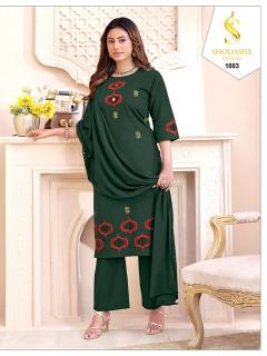 Shodashe chhanv 3pcs kurtis wholesale