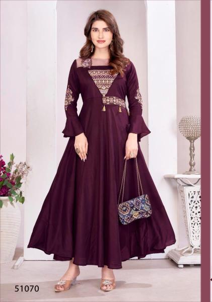 Shree salasar yashvi vol 1 gown wholesale suppliers in mumbai