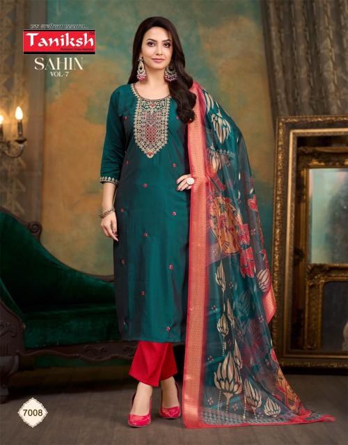 Taniksh sahin vol 7 straight kurtis wholesale 