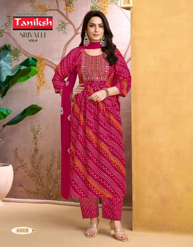 Taniksh srivalli vol 6 kurti wholesalers in hyderabad 