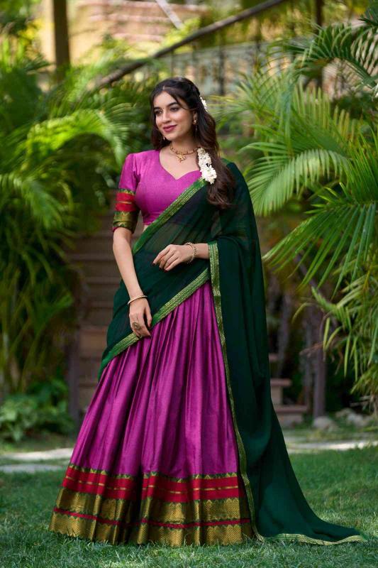Taraa L 2004 Poly Cotton Wholesale lehenga market in Delhi