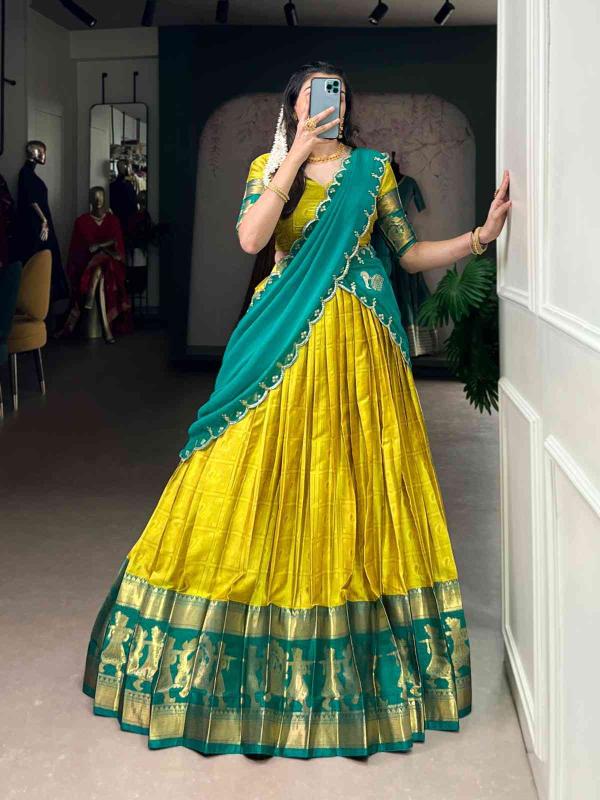 Taraa L 2028 Poly Cotton Lehenga choli wholesale suppliers in Delhi
