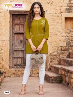 Tips & tops viana short top kurtis wholesale 