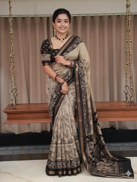 Vastrangan ajarakh design saree whole sale online