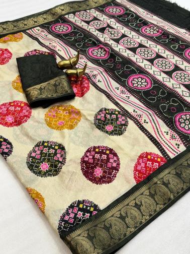 Vastrangan bandhani gujarat saree wholesalers 