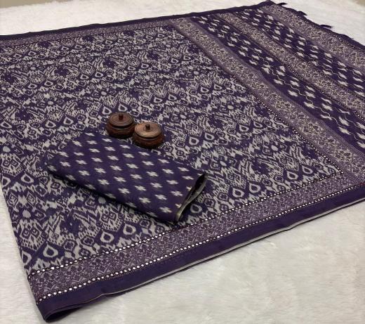 Vastrangan ikkat style digital print sarees bulk purchase