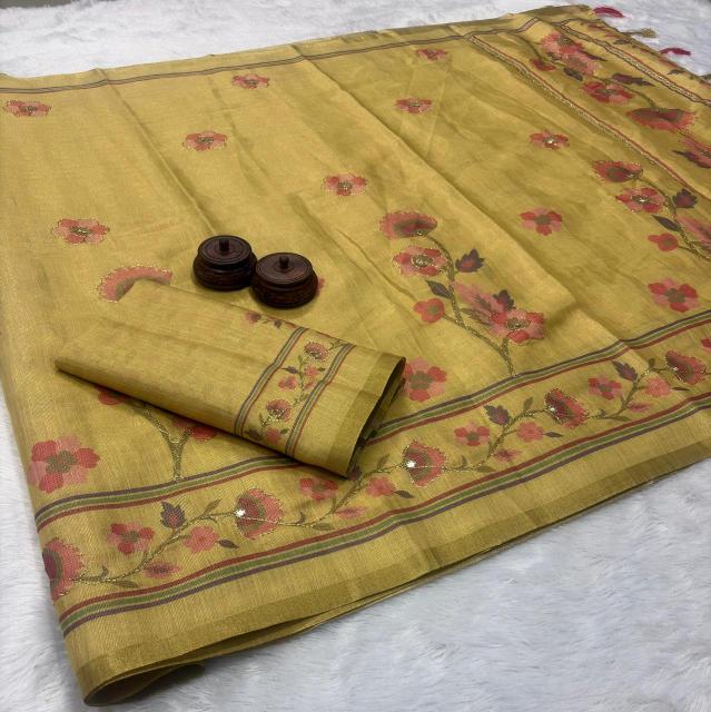 Vastrangan ikkat style print best saree shops in surat 