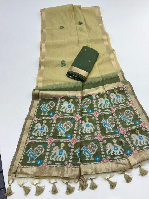 Vastrangan muga cotton saree wholesale vastra 
