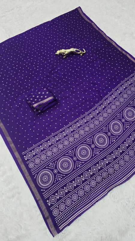 Vastrsangan elegant cotton surat silk sarees  