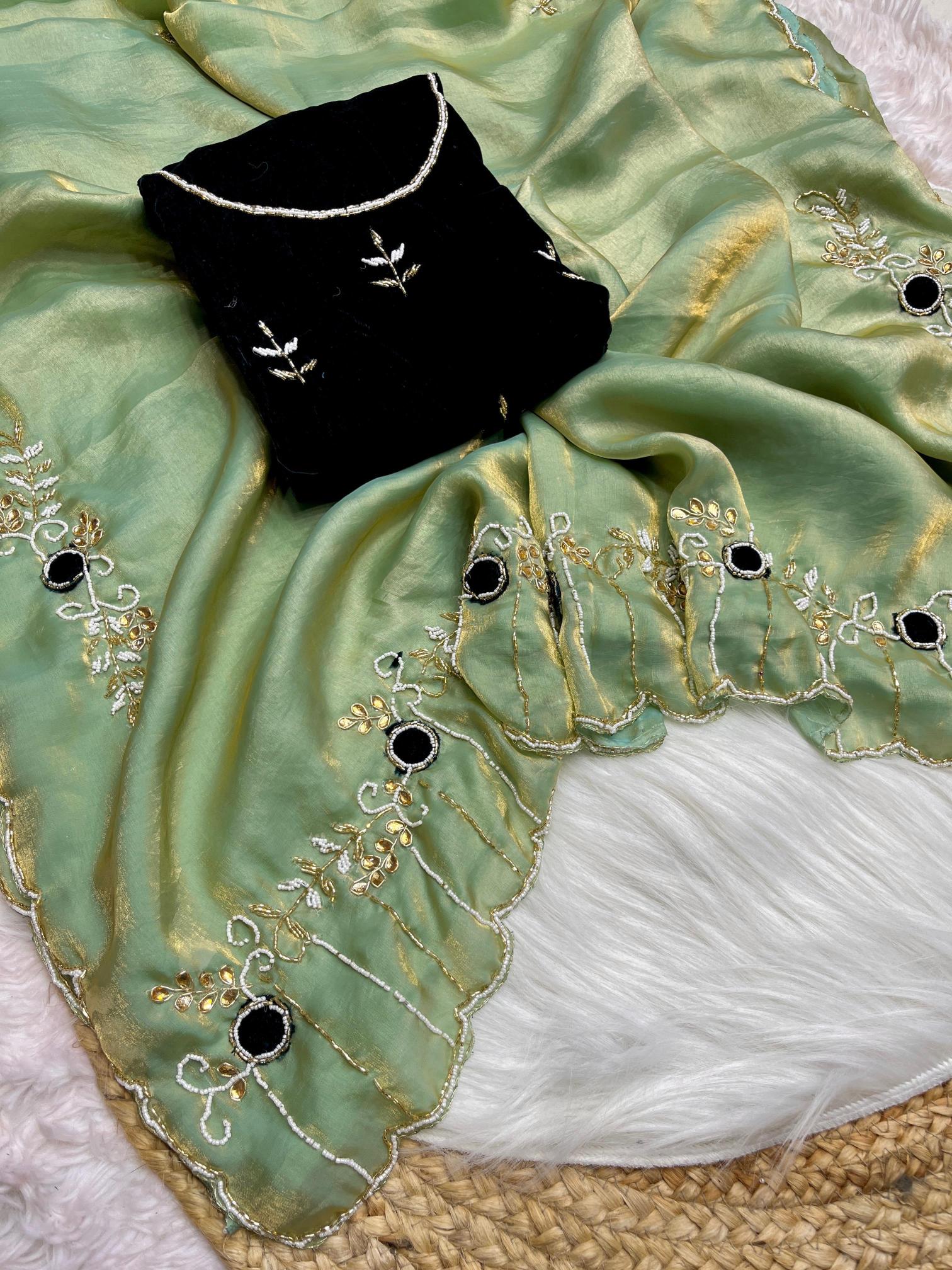 Vinayak 2tone fendi satin price range for sarees 