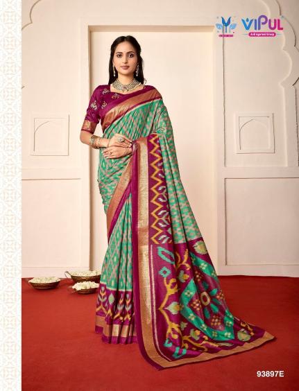 Vipul sentosa silk vol 10 saree wholesalers in india for clothes