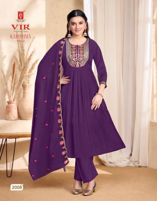 Vir karishma vol 2 anarkali style kurti wholesale 
