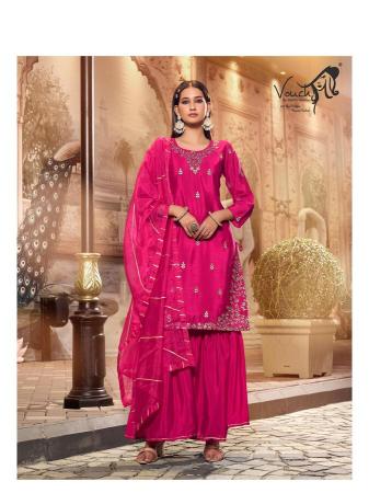 Vouch 3pcs fully stitched salwar suits wholesale