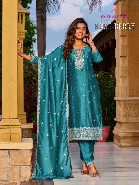 Aanchi blue berry wholesale dealer of kurtis 