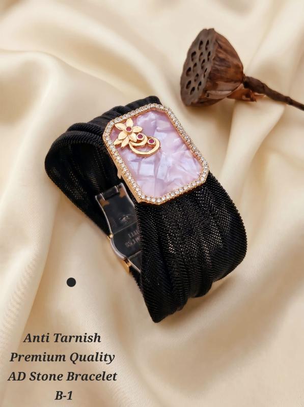 Anti tranish premium quality ad stone bracelet B 1 Wholesale imitation jewellery in Delhi