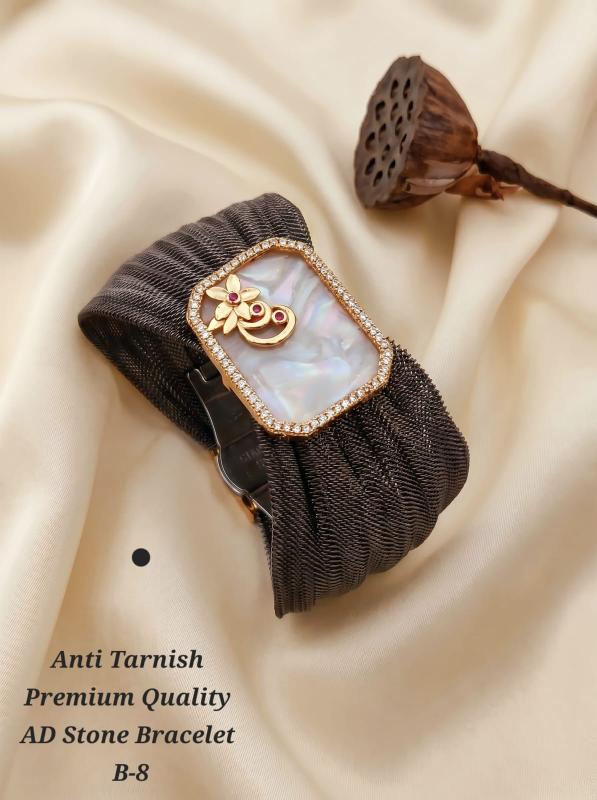 Anti tranish premium quality ad stone bracelet B 8 Cheap artificial jewellery online