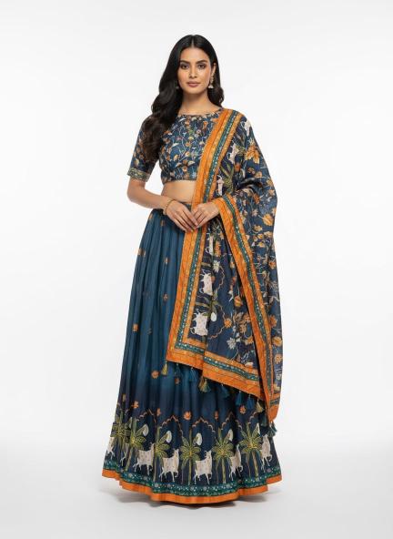 Artriddhs Dola silk D NO DEGITAL 22 Designer lehenga choli wholesale market in Mumbai