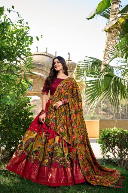 Artriddhs Dola silk vol 109 Bridal lehenga choli manufacturers in Hyderabad