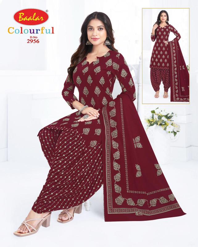 Baalar colourful vol-29 kalamkari dress material wholesale in tirupati 