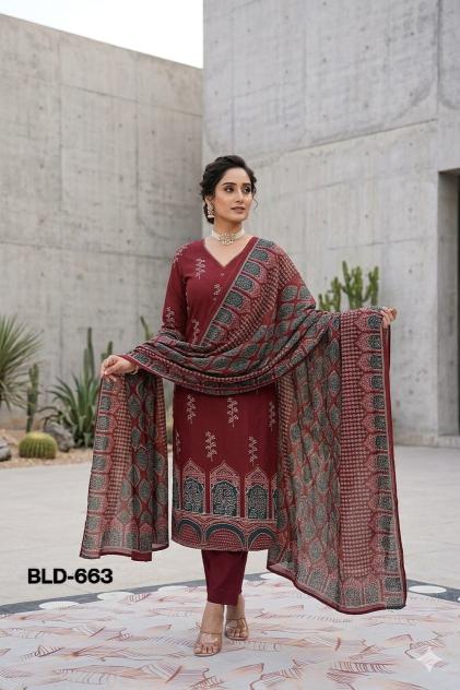 Ballika 3pcs wholesale best factory for kurtis 