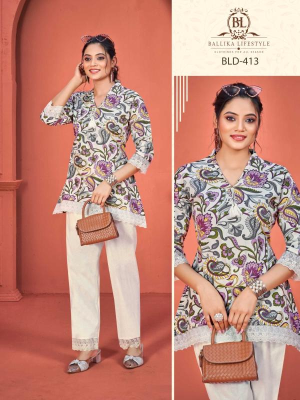 Ballika printed wholesale kurti needs to sale 