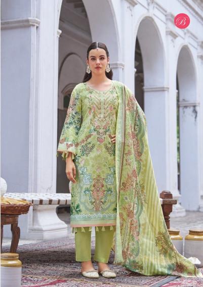 Belliza naira vol-142 handworked cotton dress materials wholesale