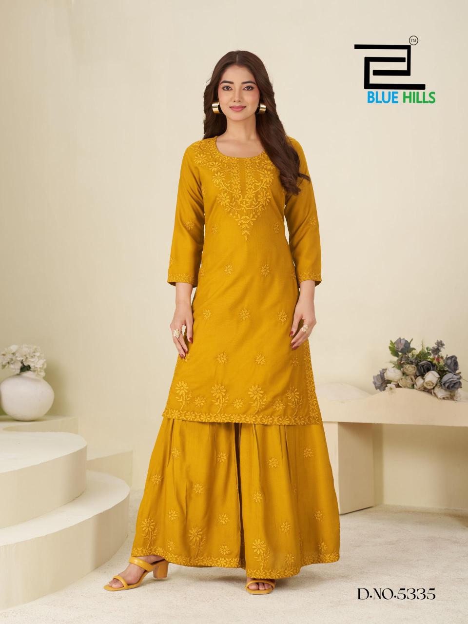 Blue hills heenaz vol 5 coord set largest wholesale cloth market in india 