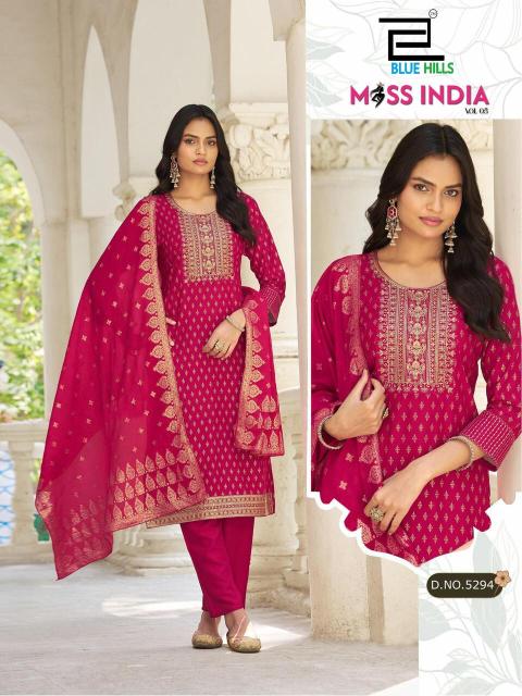 Blue hills miss india vol 5 wholesale kurti market in cloth markit india 