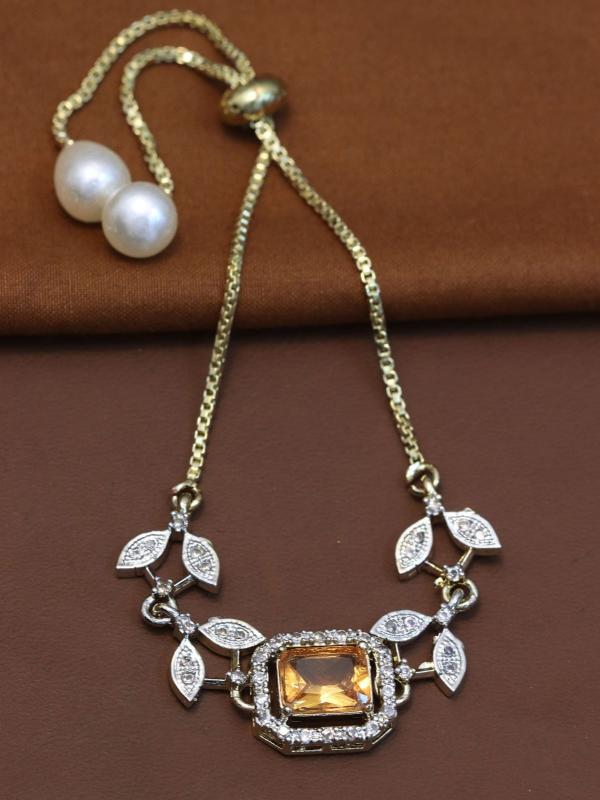 Bracelet Yellow and blue colours 149 Manufacturers of artificial jewelry in Surat