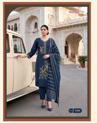 Desi kudi ishika 3pcs wholesale kurti manufacturer 