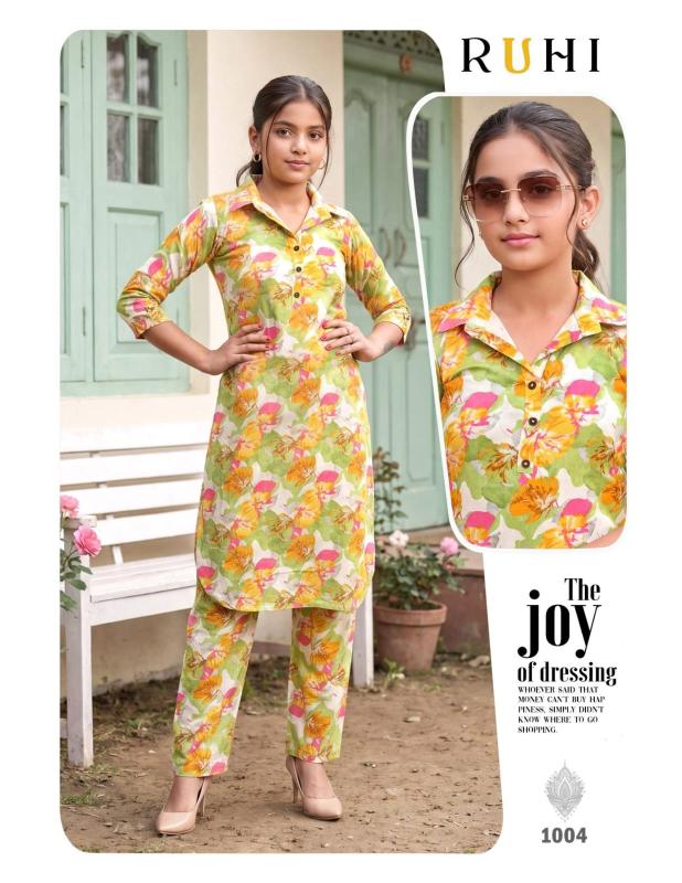 Desi kudi ruhi kids wholesale kurti palazzo sets  