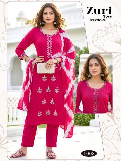 Desi kudi zuri 3pcs kurti wholesaler in surat