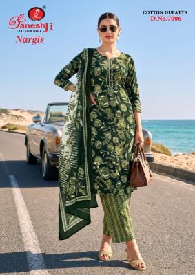 Ganeshji nargis vol-7 heavy workcotton dress materials wholesale 