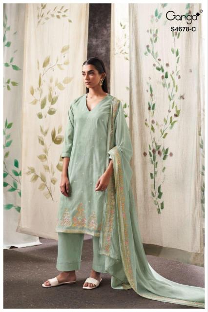 Ganga ahalya 4678 ikat wholesale jam satin dress material 