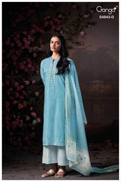 Ganga elyndra 4943 pagavat dress materials wholesale 