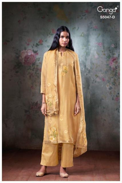 Ganga ishvanshi 5047 cotton dress materials wholesale 