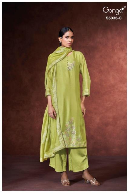 Ganga phaevi 5035 wholesale dealers for dress materials in mumbai 