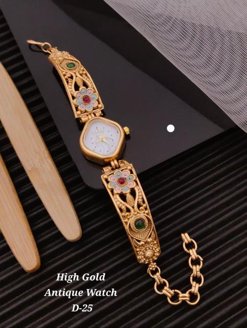 High gold antique watch D 25 Artificial jwellery suppliers in Ahmedabad