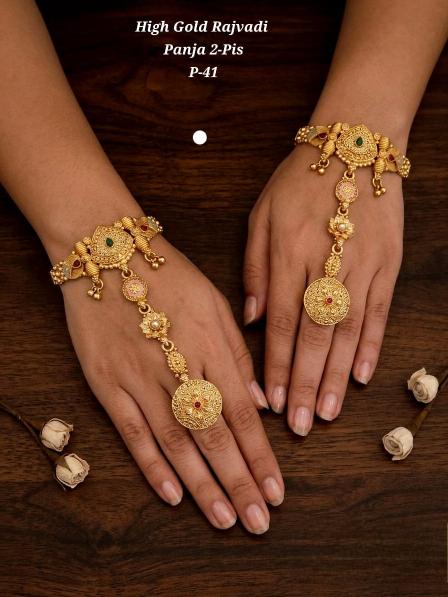 High gold rajvadi panja p 41 Fashion jewellery dealer in Delhi