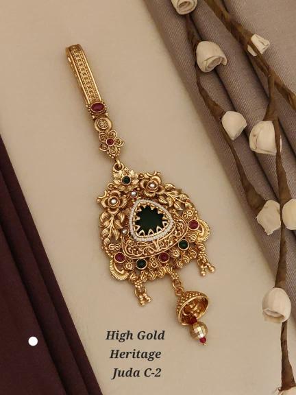 Highr gold heritage juda c 2 Handmade artificial jewelry manufacturers in Hyderabad