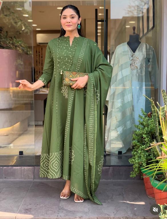 Jaipuri a line 3pcs wholesale kurti in chandni chowk delhi 