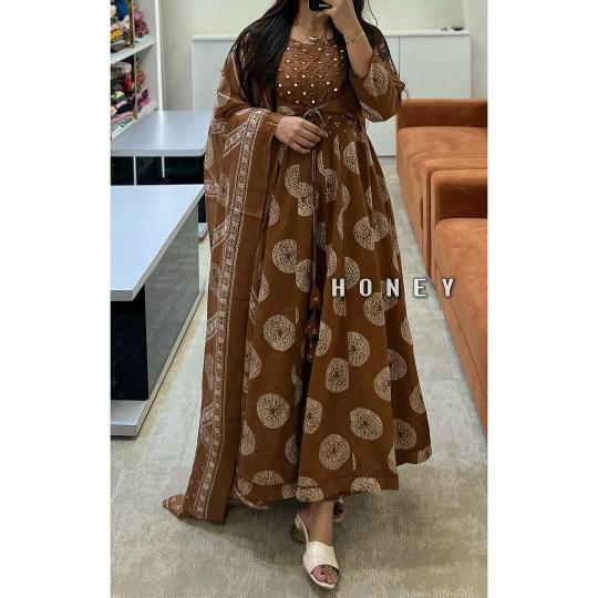 Jaipuri anarkali 3pcs wholesale kurti buyers 