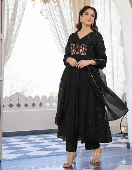 Jaipuri anarkali 3pcs wholesale kurti in raipur 