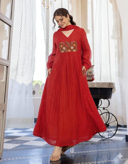 Jaipuri anarkali 3pcs wholesale kurti india 