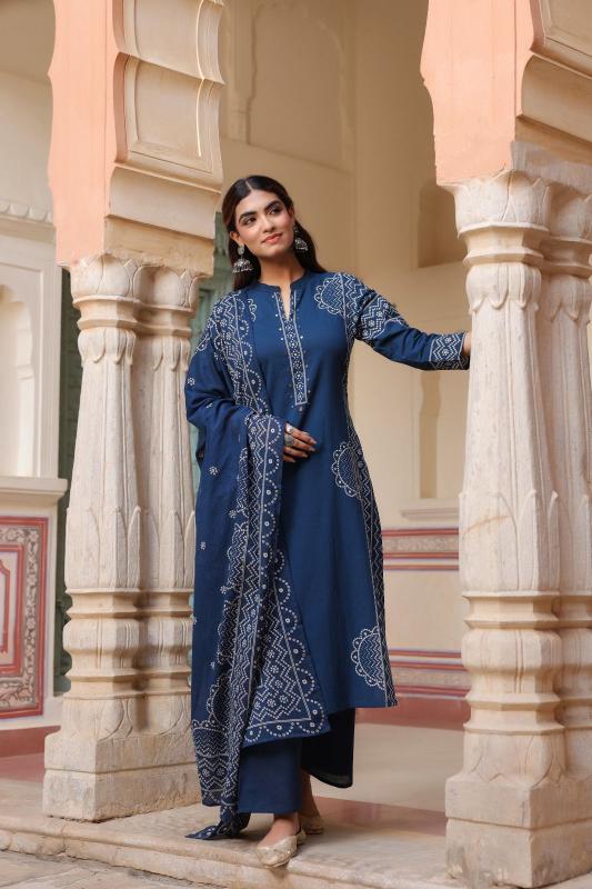 Janni cotton 3pcs wholesale kurtis by u womens wear secunderabad telangana 
